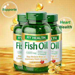 OEM/ODM Hochwertige Vitamine Fischöl <span class=keywords><strong>Omega</strong></span>-<span class=keywords><strong>3</strong></span>-Nahrungsergänzungsmittel Private Label Fischöl-Softgel-Kapseln - Product Image 1