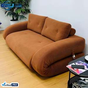 Canapé-lit simple moderne en mousse haute densité, compression sous vide, pliable, deux places, en forme de U, pour hôtel, salon, siège, couchage - Product Image 2