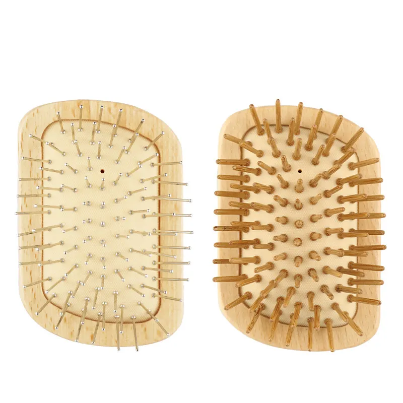 Распродажа, высокое качество, натуральный Профессиональный Бамбуковый деревянный массажный гребень для волос, деревянная щетка для волос