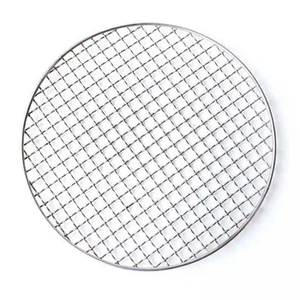 Grille de barbecue ronde robuste en acier inoxydable, maille soudée, qualité 304/316, accessoires de cuisson extérieurs - Product Image 1