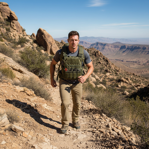 Chaleco Táctico Resistente para Guardias de Seguridad, con Hebilla de Liberación Rápida, Camuflaje - Product Image 2