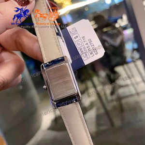 นาฬิกาควอตซ์หรูหราสไตล์เรโทร Longnes สำหรับผู้หญิง สายหนังแท้ ตัวเรือนโลหะผสมทรงเหลี่ยม กลไก Ronda หน้าปัดแบบเข็ม - Product Image 5