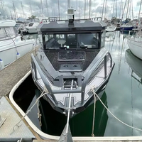 Cabine de vitesse en aluminium de 30 pieds 9m Cruiser Yacht de luxe Easy Craft Bateau de pêche motorisé à vendre