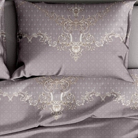 Juego de cama de satén 100% poliéster, edredón de tela estampada, tamaño queen