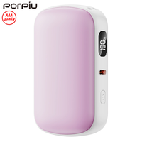 Calentador de Manos Digital Mini al por Mayor con Pantalla, Carga Rápida, Ultra Delgado, Portátil, Dos en Uno, Banco de Energía de 10000 mAh