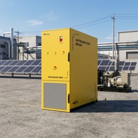 Armoire de stockage d'énergie au lithium-ion SCU BRES-260-125 hybride, 260 kWh, 125 kW, refroidie par immersion liquide, conforme UL9540A, pour usage commercial et industriel