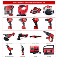Ensemble d'outils électriques sans fil Milwaukee M18 FUEL 21 pièces, 14 outils, 5 batteries, chargeur, sac à outils, sans balais, OEM, vente en gros