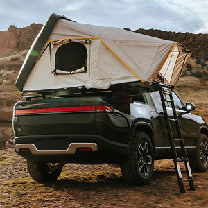 Carpa de techo plegable para 4 personas, de aluminio, con apertura lateral, para acampar al aire libre. - Product Image 4