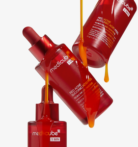Exfoliante coreano para el acné con ácido succínico Medicube Red Acne, exfolia la piel muerta, desobstruye los poros, controla la sebo y calma la piel. - Product Image 5