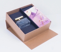 Boîte de bouteille de parfum de luxe imprimée sur mesure, boîte de parfum en papier Kraft