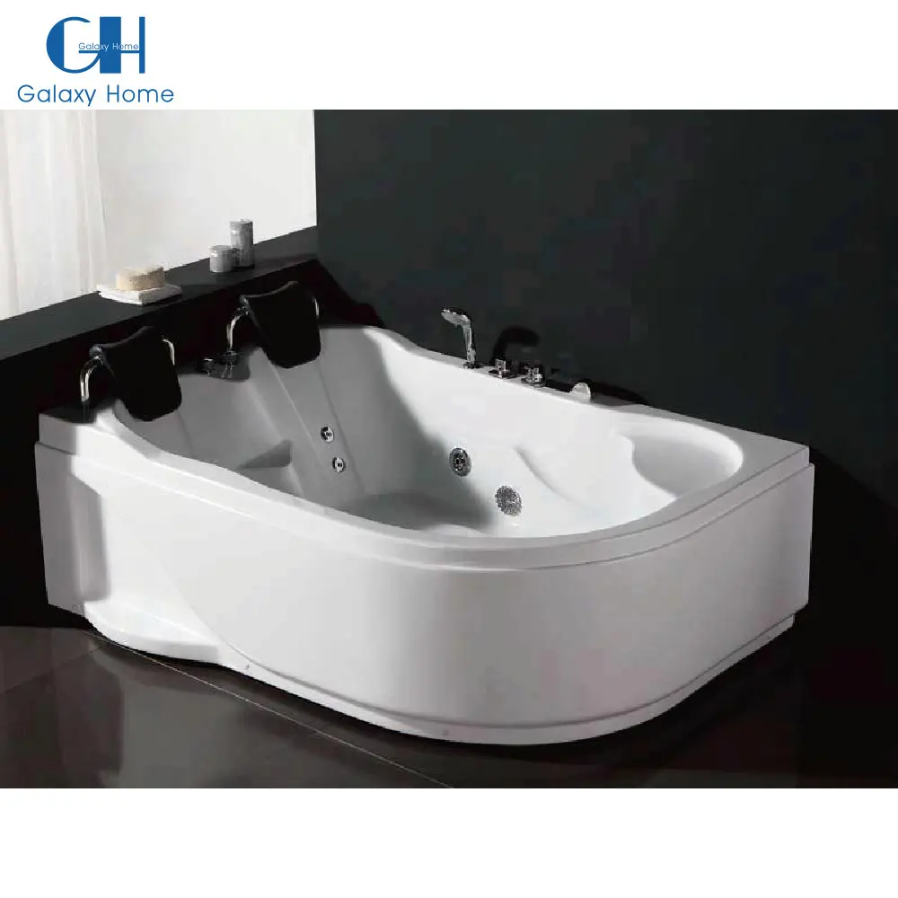 Wholesale Capacity Acrylic Indoor Soaking Tub Corner Bathtub Jacuzzier Whirlpool Freestanding Surfing Massage Spa Bathtub