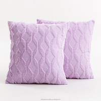 Faux laine jeter oreiller couvre 20x20 pouces décoratif ferme velours canapé taie d'oreiller doux peluche carré coussin taie d'oreiller