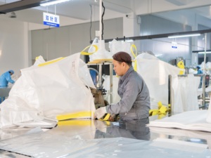 Sac vrac FIBC de qualité alimentaire pour céréales, blé, maïs, sac jumbo certifié FDA avec doublure intérieure respirante, taille/logo personnalisés - Product Image 4