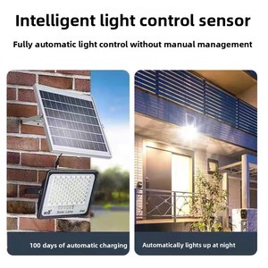 <span class=keywords><strong>LUMIO</strong></span> - Reflector LED <span class=keywords><strong>Solar</strong></span> de Aluminio para Exteriores, Impermeable IP66, Certificado CE, Batería LiFePO4, para Estadios Deportivos, 200W/300W, 2 Años de Garantía - Product Image 2