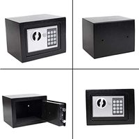 Coffre-fort numérique à mot de passe pour la maison, le bureau, l'hôtel, petit coffre-fort de sécurité pour la maison, or, lingots, argent liquide, bijoux