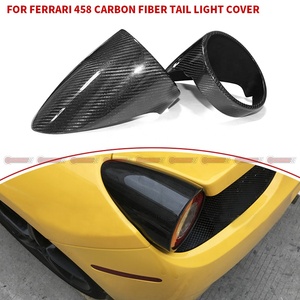 Cubierta de Luz Trasera de Fibra de Carbono de Calidad Brillante, Piezas de Auto OEM para Ferrari 458 - Product Image 4