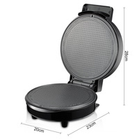 Appareil Électrique Domestique Multifonction 1200W à Commande Manuelle pour le Petit-Déjeuner : Machine à Œufs, Crème Glacée, Rouleaux de Printemps, Crêpière et Grille-Pain