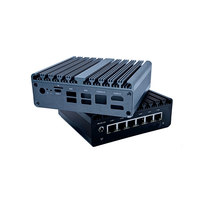 "13-Core CPU I5-1240P Mini PC dengan 6 LAN port 6 USBs DP tipe-c untuk penggunaan industri"