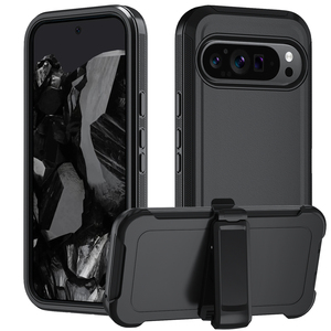 2-in-1 Pc vành đai Clip Bao Da Thiết bị di động trường hợp điện thoại cho Google Pixel 9 Pro XL với khung chống sốc bảo vệ Bìa - Product Image 2