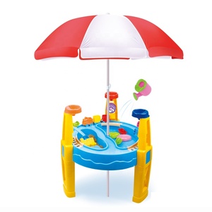 Jouets de plage de grande taille, jouet de <span class=keywords><strong>jeu</strong></span> d'<span class=keywords><strong>eau</strong></span> avec parapluie <span class=keywords><strong>Table</strong></span> de plage pour enfants jouets d'été 29 pièces <span class=keywords><strong>table</strong></span> de <span class=keywords><strong>sable</strong></span> <span class=keywords><strong>et</strong></span> d'<span class=keywords><strong>eau</strong></span> pour enfants - Product Image 2