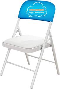 مخصص طباعة أو شعار قبعة الإعلان المعرض ترويج قبعة كرسي الغطاء الخلفي - Product Image 3