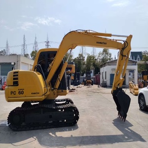 Excavadora hidráulica compacta usada PC60 Mini, excavadora pequeña de 6 toneladas para construcción - Product Image 4