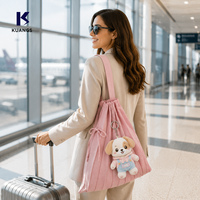 Set Unico Personalizzabile di Portachiavi in Peluche e Charm per Borsa Lavorato a Maglia per Regali Aziendali di Addio