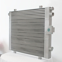 Nouveau refroidisseur HM en aluminium pour compresseur d'air, échangeur de chaleur à plaques ailettes, refroidisseur combiné air/huile pour compresseur à vis