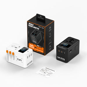 محول سفر عالمي PD200 GAN عالي الطاقة مع 3 منافذ Type-C للهواتف المحمولة وسماعات الأذن - Product Image 6