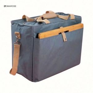 Custom Large Food Delivery Thermal Insulated Picnic Camping <b>Cooler</b> Tote Bag With Low Picnic Table - Product Image 1