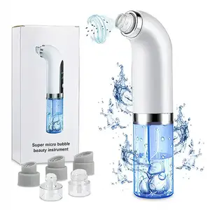 New Beauty Products 2024 Facial Pore Face Cleaner Electric Micro Small Bubble Water Cycle Acne Pimple Vacuum Blackhead Remover