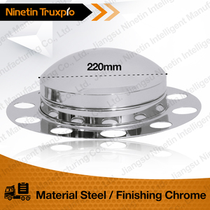 Nouveau Couvre-Essieu de Roue Avant de 22.5 Pouces, Acier Inoxydable Poli Miroir pour Semi-Camions, <span class=keywords><strong>Prix</strong></span> de Gros - Product Image 2