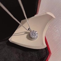 Conjunto de Joyería para Mujer con Collar, Anillo y Aretes con Brillantes, Diseño Elegante y Lujoso, Nueva Moda de Boda, Joyería de Cobre al por Mayor