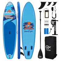 Livraison gratuite UE Dropshipping Vente en gros Planche de paddle gonflable 335 cm pour le surf Planche de surf Stand Up Paddle InnoExpo SUP