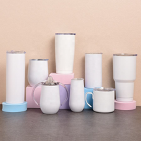 Mug de voyage blanc à double paroi sans BPA, personnalisable avec logo, pour le sport, vente en gros OEM/ODM, avec boîte