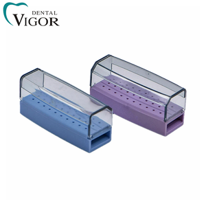 Boîte de rangement Endo pour instruments dentaires colorés à 30 trous pour le traitement des canaux radiculaires, support pour fraises diamantées en carbure RA pour la dentisterie - Product Image 3