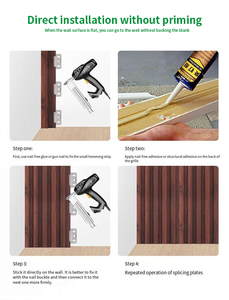 Construcción ligera: <span class=keywords><strong>revestimiento</strong></span> <span class=keywords><strong>interior</strong></span> WPC asequible, resistente al fuego, textura acanalada, calidad impermeable - Product Image 5