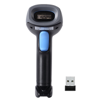 Escáner de código de barras USB COM de cama plana, lector de códigos de barras láser CCD 1D en stock