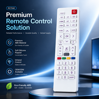 Télécommande infrarouge 42 touches RCT042 pour téléviseur, décodeur, home cinéma JCXK OEM ODM avec logo personnalisable