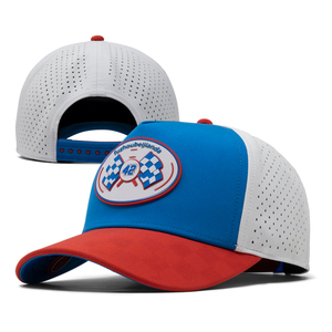 Casquette sportive imperméable en tissu Oxford Terry Dobby de haute qualité du fabricant <span class=keywords><strong>ML</strong></span>, flottante, avec logo en caoutchouc personnalisé et broderie manuelle, 5 panneaux - Product Image 1