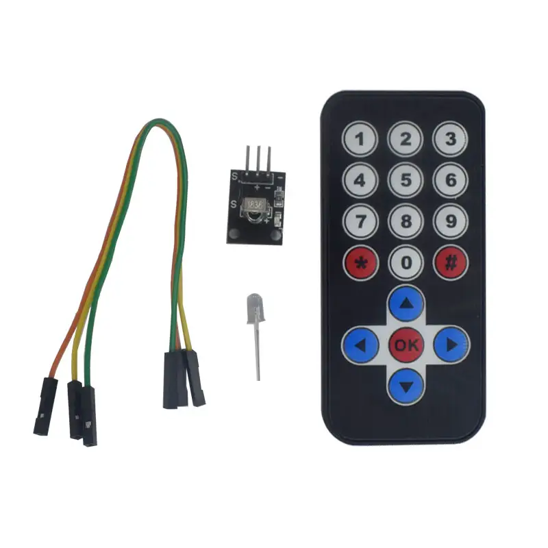 Infrared IR Wireless Remote Control Module Kits DIY Kit HX1838 For Raspberry Pi arduino in stock