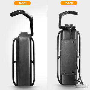 Support de rangement <span class=keywords><strong>mural</strong></span> pour vélo en acier pivotant réglable Conception portable détachable Capacité de charge de 30kg Cintre de support <span class=keywords><strong>vertical</strong></span> - Product Image 5