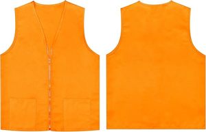 Gilet personnalisé en polyester pour adulte, réutilisable et durable, pour activités de bénévolat, uniforme de supermarché, gilet de commis - Product Image 3