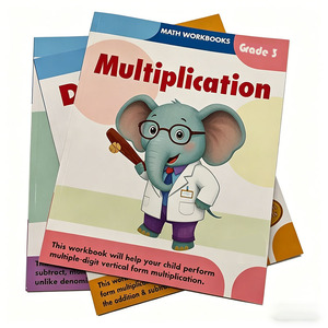Cahier d'exercices personnalisé pour enfants, maternelle et primaire, en papier couché souple, pour l'apprentissage des <span class=keywords><strong>math</strong></span>ématiques, impression - Product Image 1