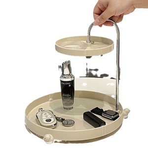 Sự lựa chọn vui vẻ sang trọng nhựa máy tính để bàn lưu trữ đồ trang sức hộp nước hoa giá, trang trí Rack hiển thị - Product Image 5