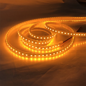 COB LED Strip 320led 9 wát 8 mét Led khuếch tán dải đèn 5m CuộN Side View hổ phách 730nm Red LED lighted Strip - Product Image 5