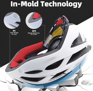 Casque de vélo Basecamp avec feu arrière détachable, lunettes magnétiques, léger, portable, réglable, pour adultes, hommes, femmes, montagne, route - Product Image 2