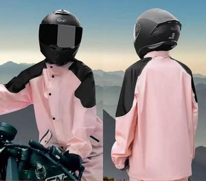 Imperméable personnalisé pour <span class=keywords><strong>femme</strong></span>, de haute qualité, en polyester, ensemble imperméable pour motards, vêtements de <span class=keywords><strong>pluie</strong></span> imperméables avec <span class=keywords><strong>pantalon</strong></span> de <span class=keywords><strong>pluie</strong></span> - Product Image 2