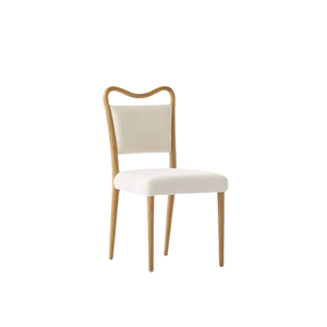 Chaise pliante en bois massif de style ferme classique avec revêtement en tissu velours, chaise de restaurant en bois de luxe moderne nordique - Product Image 1