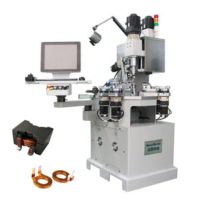 Enameled Flat Hollow Coil Copper Wire winding Machines For metal wire processing industry equipment